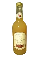 A bottle of The Apple Farm sparkling Irish apple juice